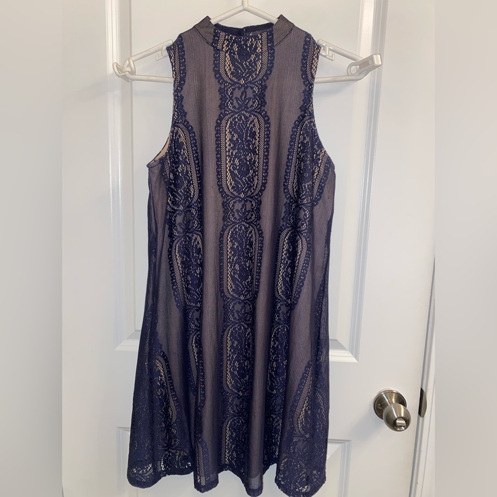 Macys netted dress. Size S.